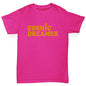 Kids Funny Tshirts Cosmic Dreamer Girl's T-Shirt Age 7-8 Pink