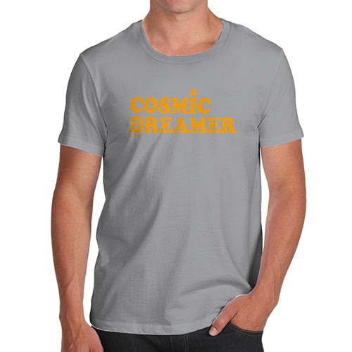 Funny Gifts For Men Cosmic Dreamer Men's T-Shirt Small Light Grey