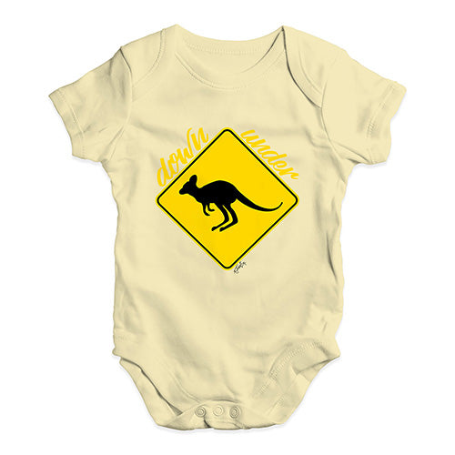 Kangaroo Down Under Baby Unisex Baby Grow Bodysuit