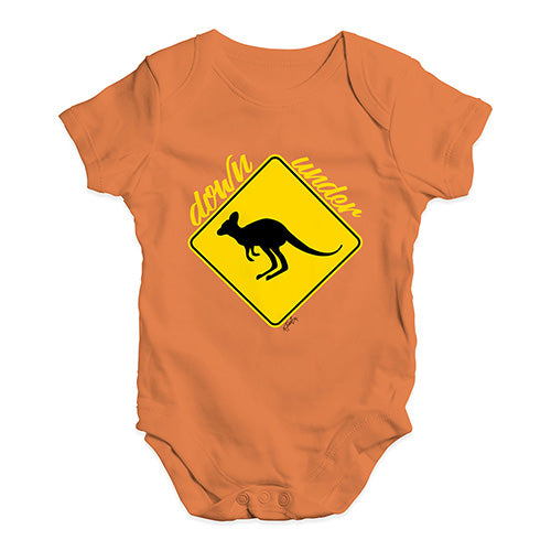 Kangaroo Down Under Baby Unisex Baby Grow Bodysuit