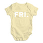 FRI Friday Baby Unisex Baby Grow Bodysuit