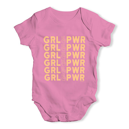 GRL PWR Girl Power Baby Unisex Baby Grow Bodysuit