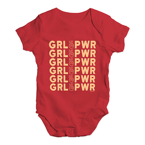 GRL PWR Girl Power Baby Unisex Baby Grow Bodysuit