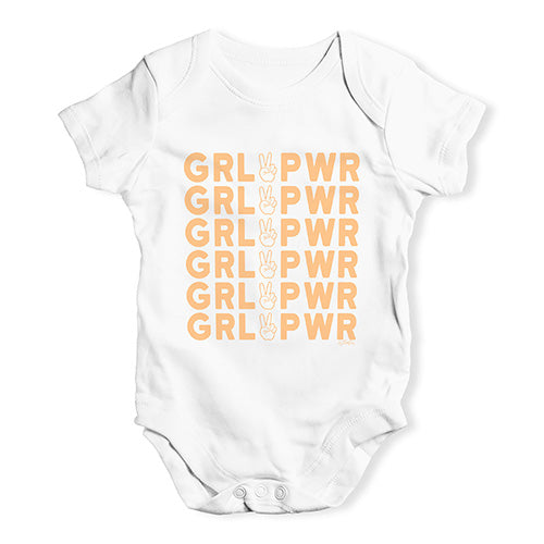 GRL PWR Girl Power Baby Unisex Baby Grow Bodysuit