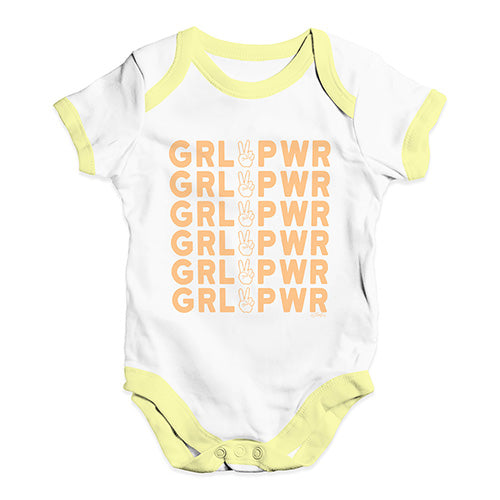 GRL PWR Girl Power Baby Unisex Baby Grow Bodysuit