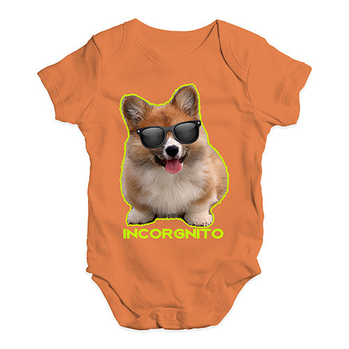 Incorgnito Corgi Baby Unisex Baby Grow Bodysuit