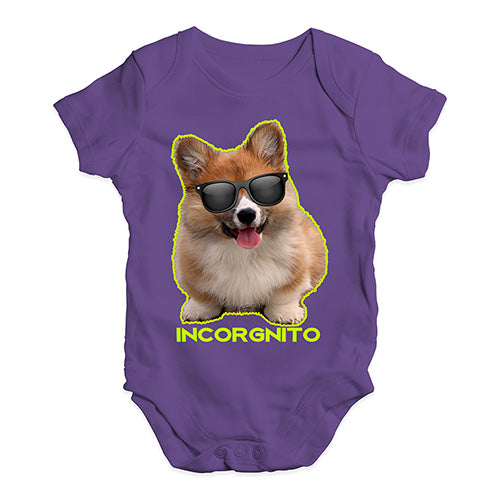 Incorgnito Corgi Baby Unisex Baby Grow Bodysuit