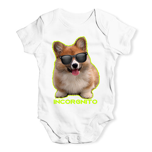 Incorgnito Corgi Baby Unisex Baby Grow Bodysuit