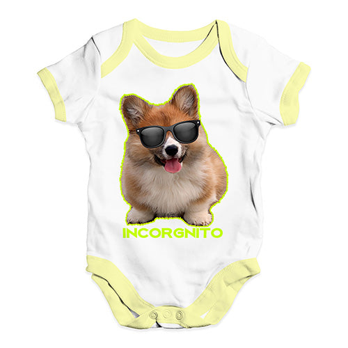 Incorgnito Corgi Baby Unisex Baby Grow Bodysuit