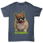 Novelty Tees For Boys Incorgnito Corgi Boy's T-Shirt Age 7-8 Dark Grey