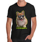 Novelty T Shirt Christmas Incorgnito Corgi Men's T-Shirt X-Large Black