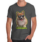 Funny Shirts For Men Incorgnito Corgi Men's T-Shirt Medium Dark Grey