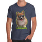 Funny Tee Shirts For Men Incorgnito Corgi Men's T-Shirt X-Large Navy