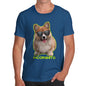 Novelty T Shirt Christmas Incorgnito Corgi Men's T-Shirt X-Large Royal Blue