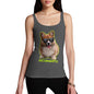 Funny Tank Top Incorgnito Corgi Women's Tank Top Small Dark Grey