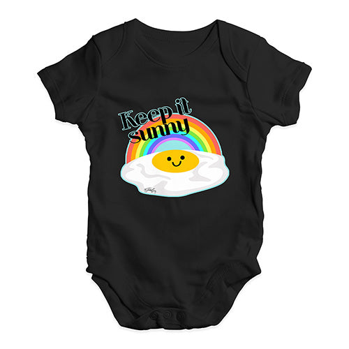 Keep It Sunny Egg Baby Unisex Baby Grow Bodysuit