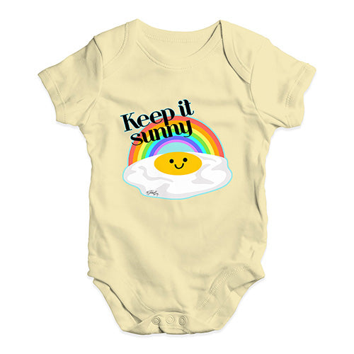 Keep It Sunny Egg Baby Unisex Baby Grow Bodysuit