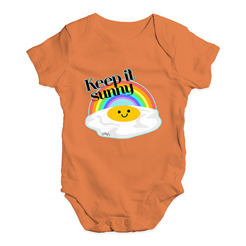 Keep It Sunny Egg Baby Unisex Baby Grow Bodysuit
