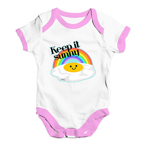 Keep It Sunny Egg Baby Unisex Baby Grow Bodysuit