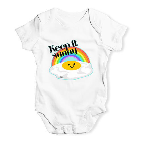 Keep It Sunny Egg Baby Unisex Baby Grow Bodysuit