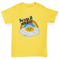 Novelty Tees For Boys Keep It Sunny Egg Boy's T-Shirt Age 5-6 Yellow