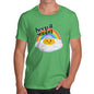 Novelty Gifts For Men Keep It Sunny Egg Men's T-Shirt Large Green