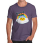 Novelty Gifts For Men Keep It Sunny Egg Men's T-Shirt X-Large Plum