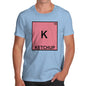 Funny Sarcasm T Shirt Ketchup Element Men's T-Shirt Large Sky Blue