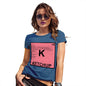 Funny Sarcasm T Shirt Ketchup Element Women's T-Shirt Medium Royal Blue