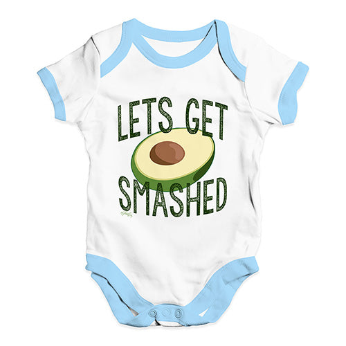 Let's Get Smashed Avocado Baby Unisex Baby Grow Bodysuit