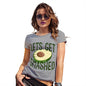 Novelty Gifts For Women Let's Get Smashed Avocado Women's T-Shirt X-Large Light Grey