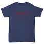 Novelty Tees For Girls L'Amour Love Wins Girl's T-Shirt Age 7-8 Navy