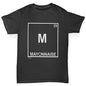 Girls funny tee shirts Mayonnaise Element Girl's T-Shirt Age 3-4 Black