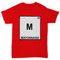 Novelty Tees For Girls Mayonnaise Element Girl's T-Shirt Age 5-6 Red