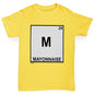 Girls funny tee shirts Mayonnaise Element Girl's T-Shirt Age 3-4 Yellow