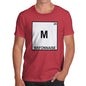 Funny Tshirts Mayonnaise Element Men's T-Shirt Small Red