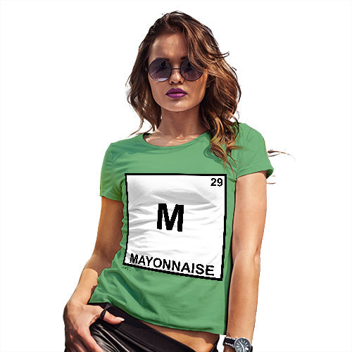 Funny Tshirts For Women Mayonnaise Element Women's T-Shirt X-Large Green
