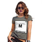 Novelty Tshirts Women Mayonnaise Element Women's T-Shirt X-Large Khaki