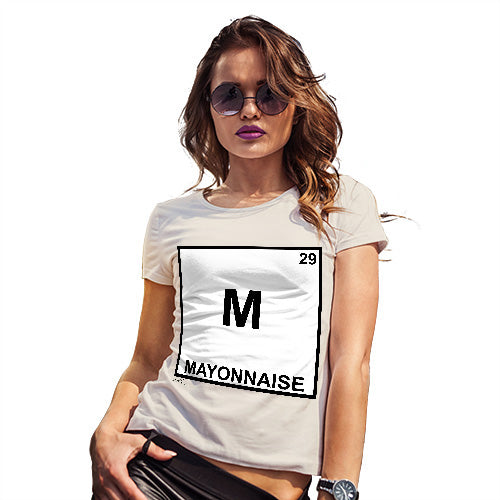 Funny T Shirts For Mum Mayonnaise Element Women's T-Shirt Large Natural