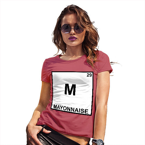 Funny Tshirts For Women Mayonnaise Element Women's T-Shirt X-Large Red