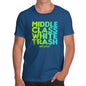 Novelty Tshirts Men Middle Class White Trash Men's T-Shirt Small Royal Blue