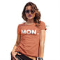 Novelty Gifts For Women MON Monday Women's T-Shirt Large Orange