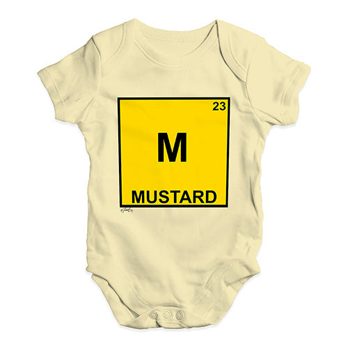 Mustard Element Baby Unisex Baby Grow Bodysuit