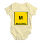 Mustard Element Baby Unisex Baby Grow Bodysuit