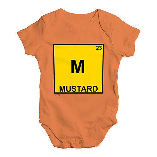 Mustard Element Baby Unisex Baby Grow Bodysuit