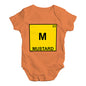 Mustard Element Baby Unisex Baby Grow Bodysuit