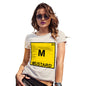 Funny T-Shirts For Women Mustard Element Women's T-Shirt Medium Natural