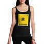 Novelty Tank Top Women Mustard Element Women's Tank Top X-Large Black