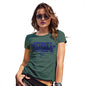 Novelty Gifts For Women My Boat Has Capsized Women's T-Shirt X-Large Bottle Green