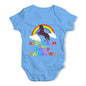 Keep Calm And Poop Rainbows Baby Unisex Baby Grow Bodysuit